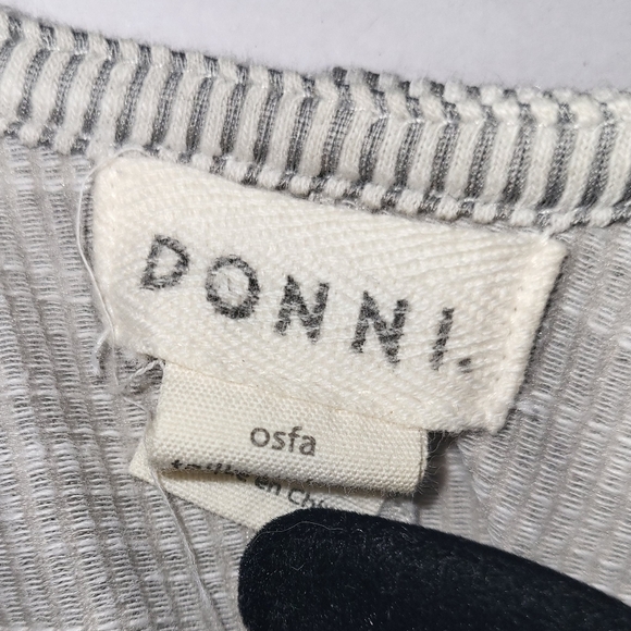 DONNI Gray Cardigan Sweater Lightweight Knit OSFA Lagenlook - Picture 6 of 6